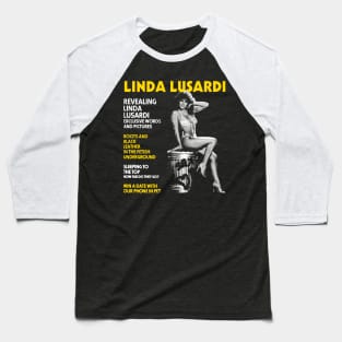 Linda Lusardi 80s Baseball T-Shirt